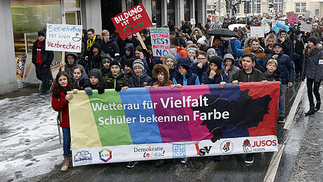 Demonstration für Vielfalt und Toleranz