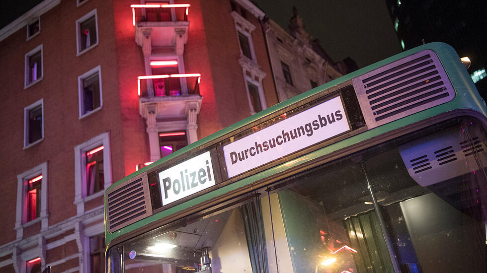 Polizeirazzia im Frankfurter Bahnhofsviertel