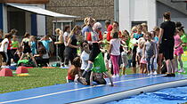 So war der erste Tag des Landeskinderturnfestes in Gießen