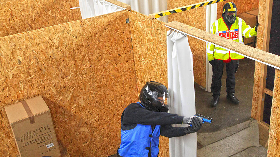 Anti-Terror-Übung in Gießen