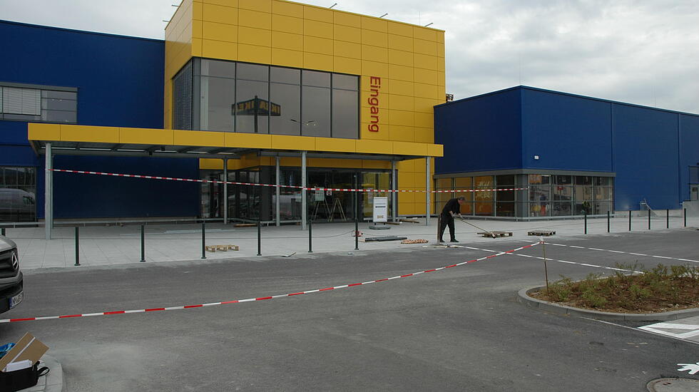 So sieht's kurz vor der Eröffnung in IKEA Wetzlar aus