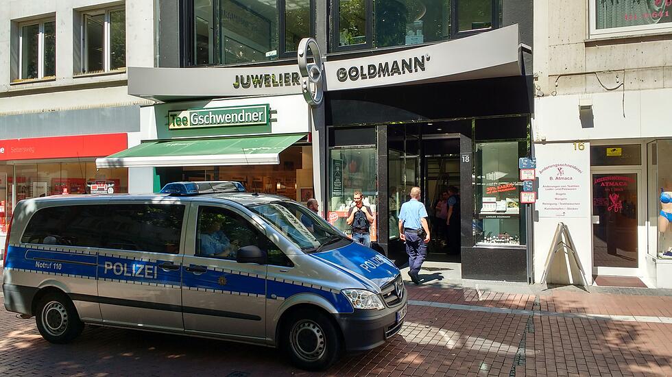 Überfall auf Juwelier in Seltersweg Gießen