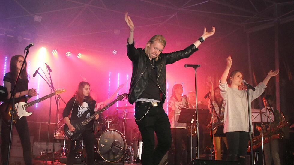 Rock im Sprudelhof  der Musikschule Bad Nauheim