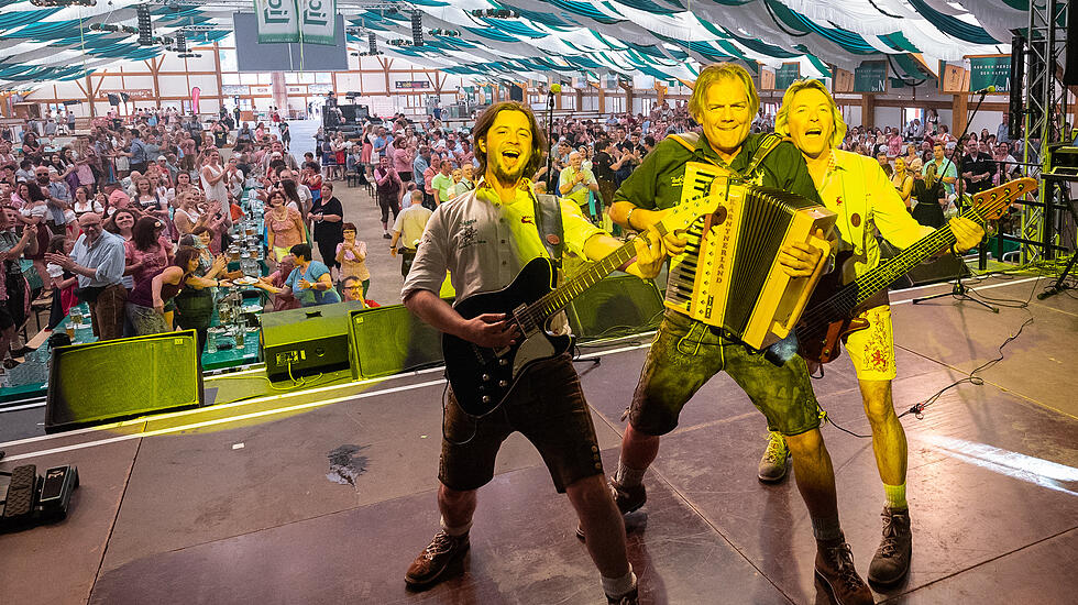 Abschluss 10. Pohlheimer Wiesnfest mit den Trenkwaldern