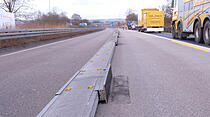 A45 nach Lkw-Unfall vollgesperrt