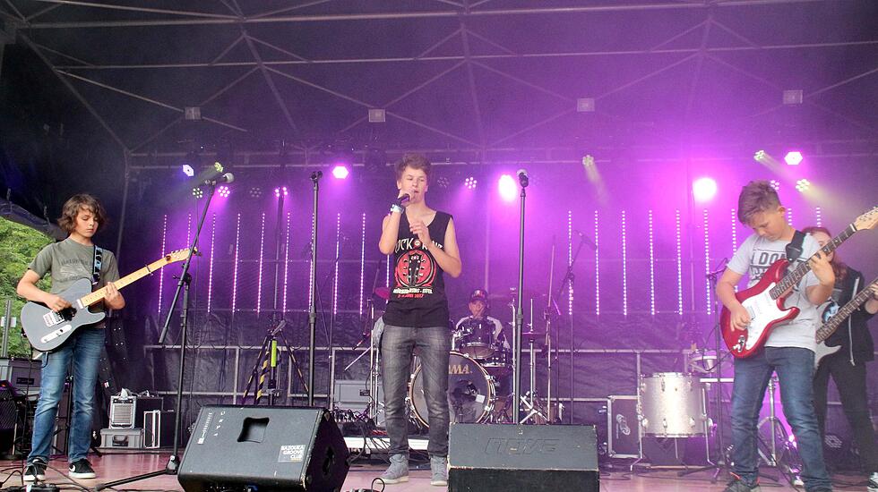 Rock im Sprudelhof  der Musikschule Bad Nauheim