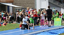 So war der erste Tag des Landeskinderturnfestes in Gießen