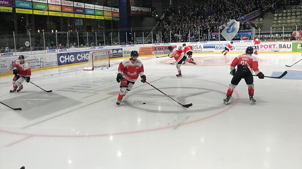 Ravensburg: Die Spieler sind auf dem Eis