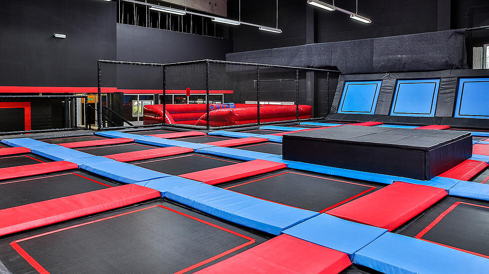 So sieht es im Trampolinpark Linden aus