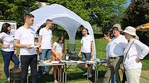 Kirschblütenwanderung des Obst- und Gartenbauvereins im Kirschenberg Ockstadt