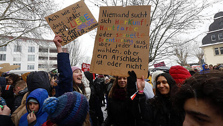 Demonstration für Vielfalt und Toleranz