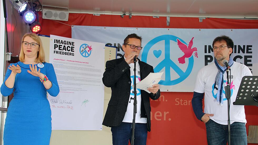 Friedenstag "Imagine Peace Friedberg"