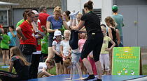 So war der erste Tag des Landeskinderturnfestes in Gießen