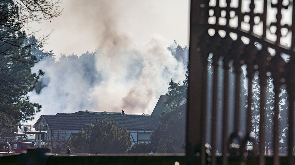 Brand in Reitstall in Bad Homburg