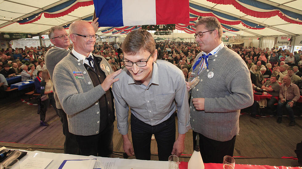Wurzelbürger-Bürsterei beim Galusmarkt Grünberg 2017