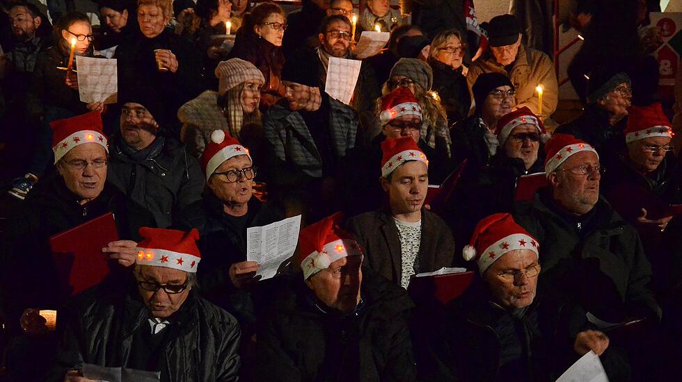 Weihnachtssingen beim EC Bad Nauheim