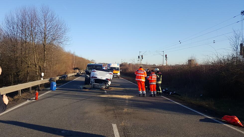 Unfall auf B 3