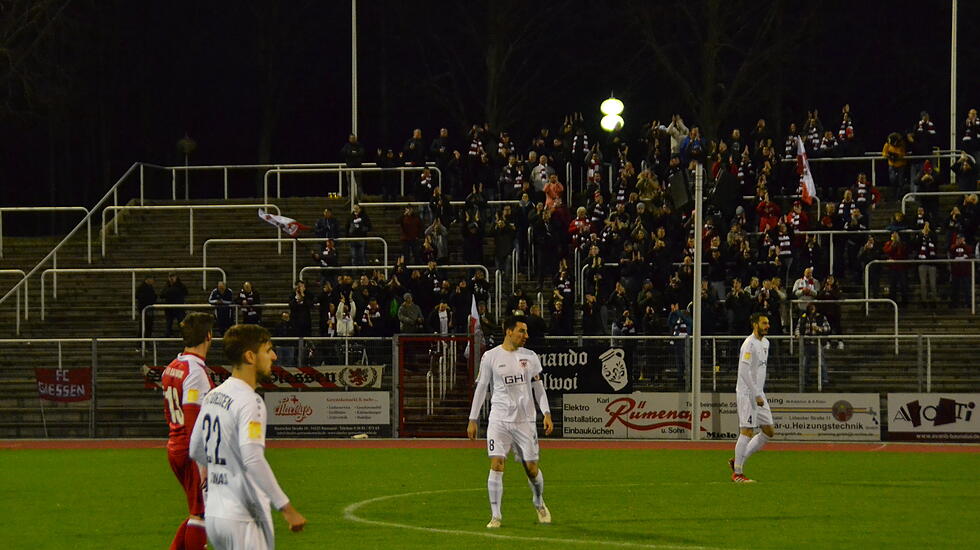 FC Gießen im Pokalfight in Baunatal