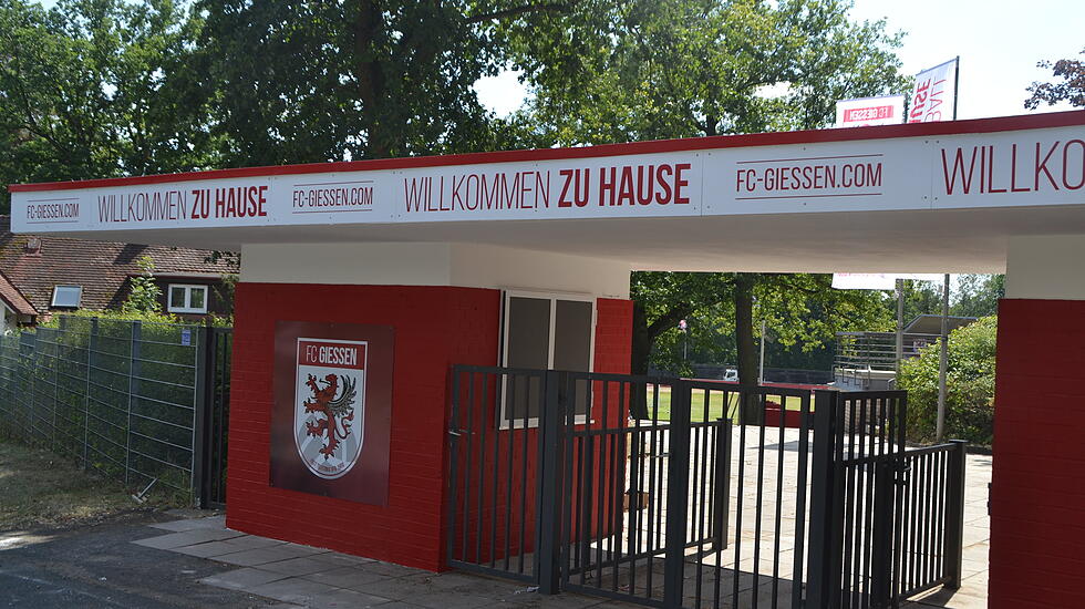 So sieht das Waldstadion vor dem Start aus