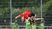 So war der erste Tag des Landeskinderturnfestes in Gießen