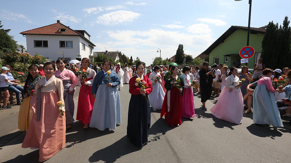 Rosenkorso in Steinfurth