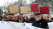 Demonstration gegen die Ausländerbehörde in Friedberg