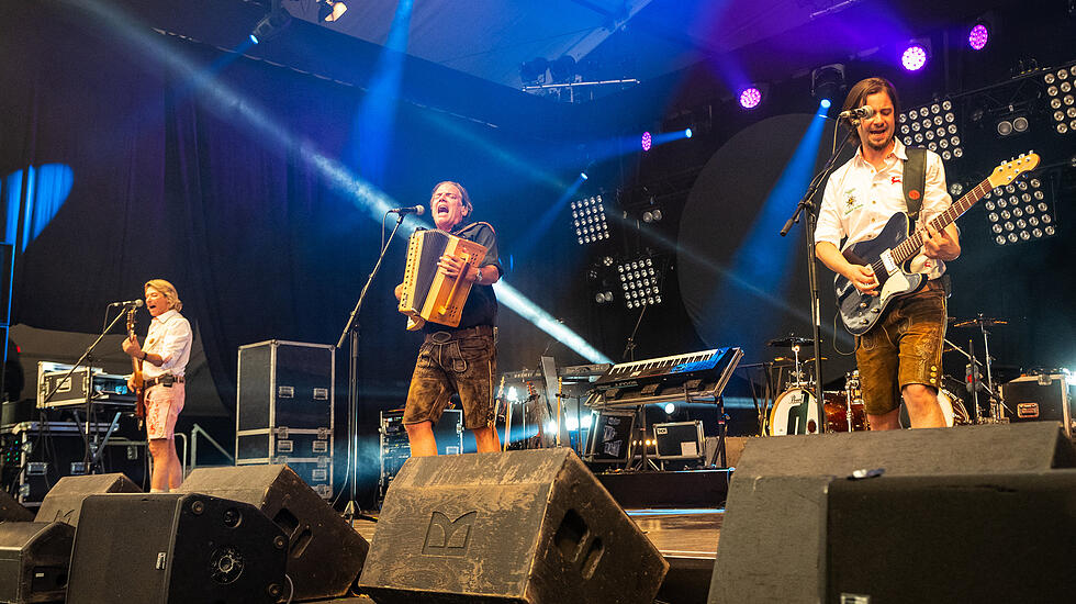 Abschluss 10. Pohlheimer Wiesnfest mit den Trenkwaldern