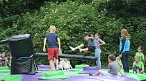 So war der erste Tag des Landeskinderturnfestes in Gießen