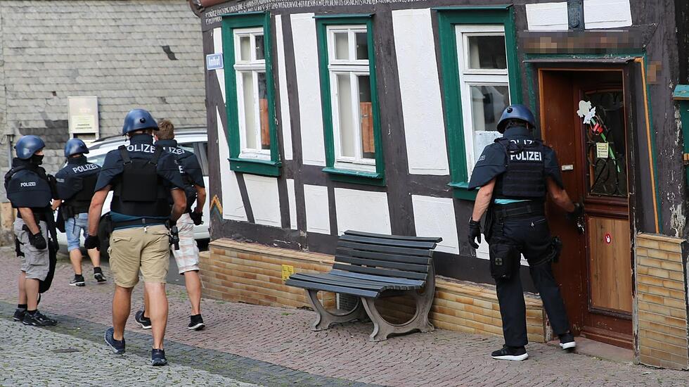 Polizei-Gro&szlig;einsatz in Alsfeld