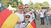 Public Viewing beim Deutschland-Spiel