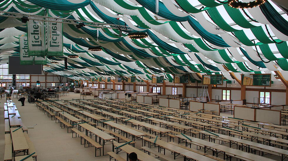 So sehen die finalen Arbeiten vor dem Pohlheimer Wiesnfest aus