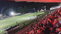 So lief das erste Flutlichtspiel des FC Gießen