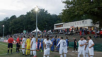 So lief das erste Flutlichtspiel des FC Gießen