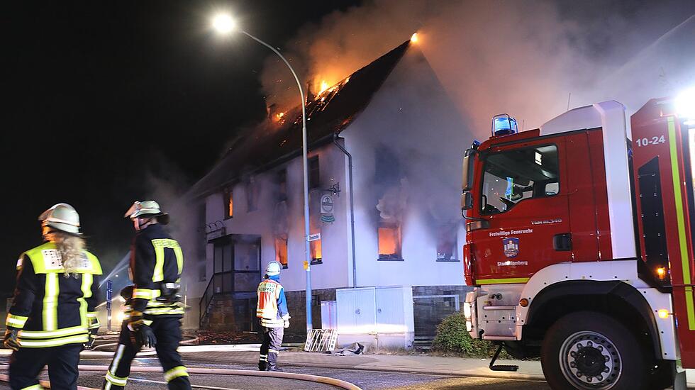 Großbrand in Homberg Ober-Ofleiden