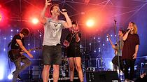 Rock im Sprudelhof  der Musikschule Bad Nauheim