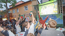 Public Viewing beim Deutschland-Spiel