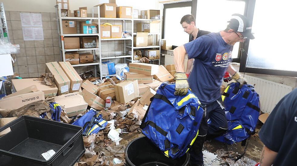 DRK von Hochwasser schwer getroffen