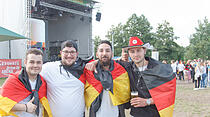 Public Viewing beim Deutschland-Spiel