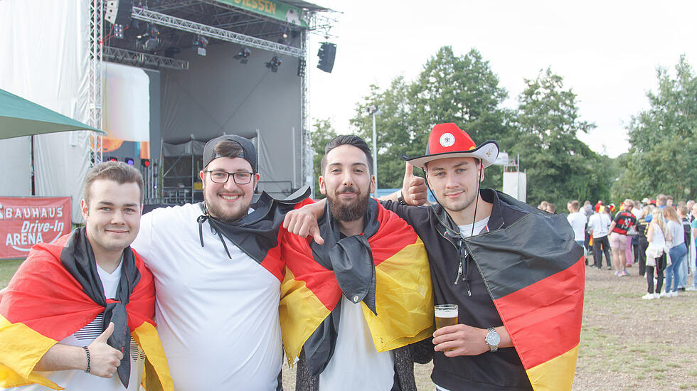 Public Viewing beim Deutschland-Spiel