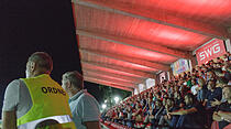 So lief das erste Flutlichtspiel des FC Gießen