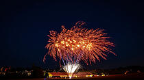 Abschluss 10. Pohlheimer Wiesnfest mit Feuerwerk