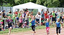 So war der erste Tag des Landeskinderturnfestes in Gießen