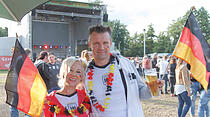 Public Viewing beim Deutschland-Spiel