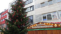 Vorbereitungen laufen: Gießener Weihnachtsmarkt kurz vor der Eröffnung