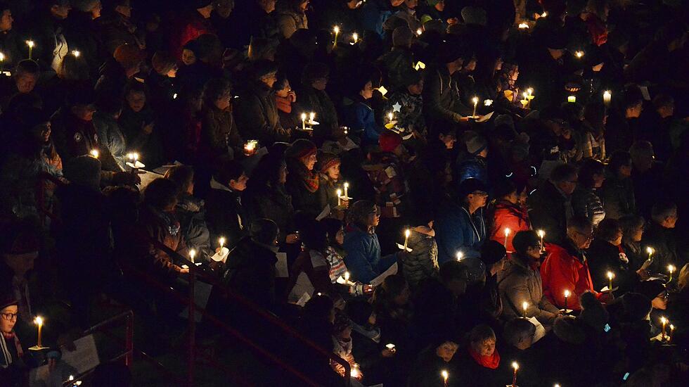 Weihnachtssingen beim EC Bad Nauheim