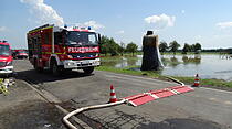 Aufräumarbeiten nach dem Unwetter von Hungen