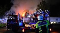 Großbrand in Homberg Ober-Ofleiden