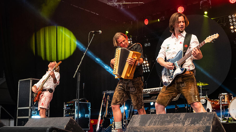 Abschluss 10. Pohlheimer Wiesnfest mit den Trenkwaldern