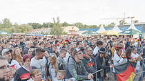 Public Viewing beim Deutschland-Spiel