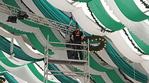 So sehen die finalen Arbeiten vor dem Pohlheimer Wiesnfest aus
